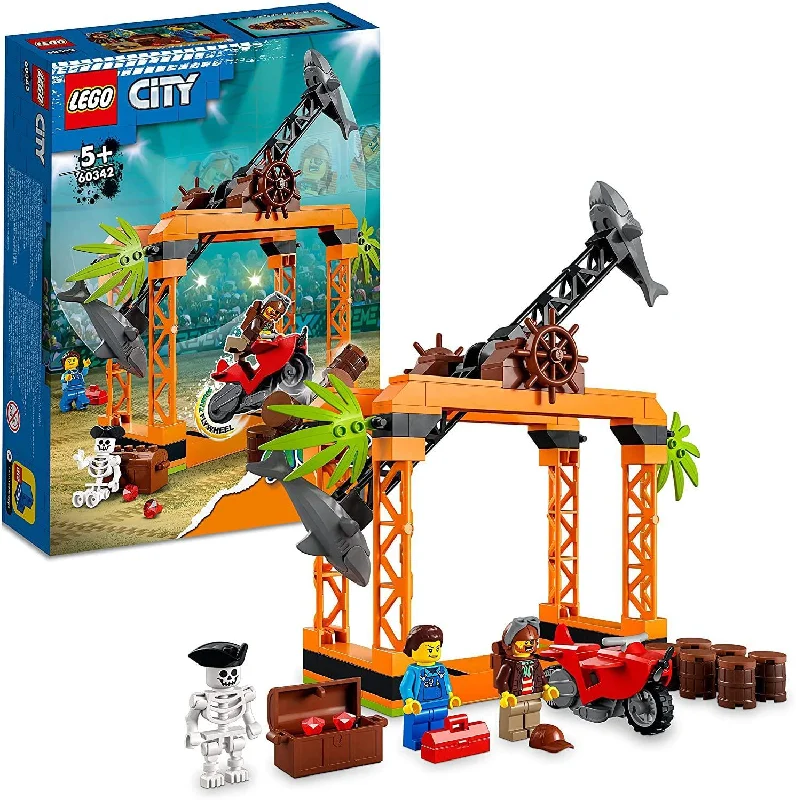 Building blocks for making museum models LEGO CITY The Shark Attack Stunt Challenge Building blocks for making museum models LEGO CITY The Shark Attack Stunt Challenge