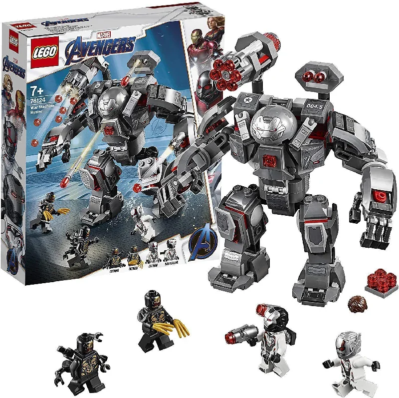 Building blocks for making library models LEGO MARVEL Avengers War Machine Buster 76124 Building Kit (362 Pieces) Building blocks for making library models LEGO MARVEL Avengers War Machine Buster 76124 Building Kit (362 Pieces)