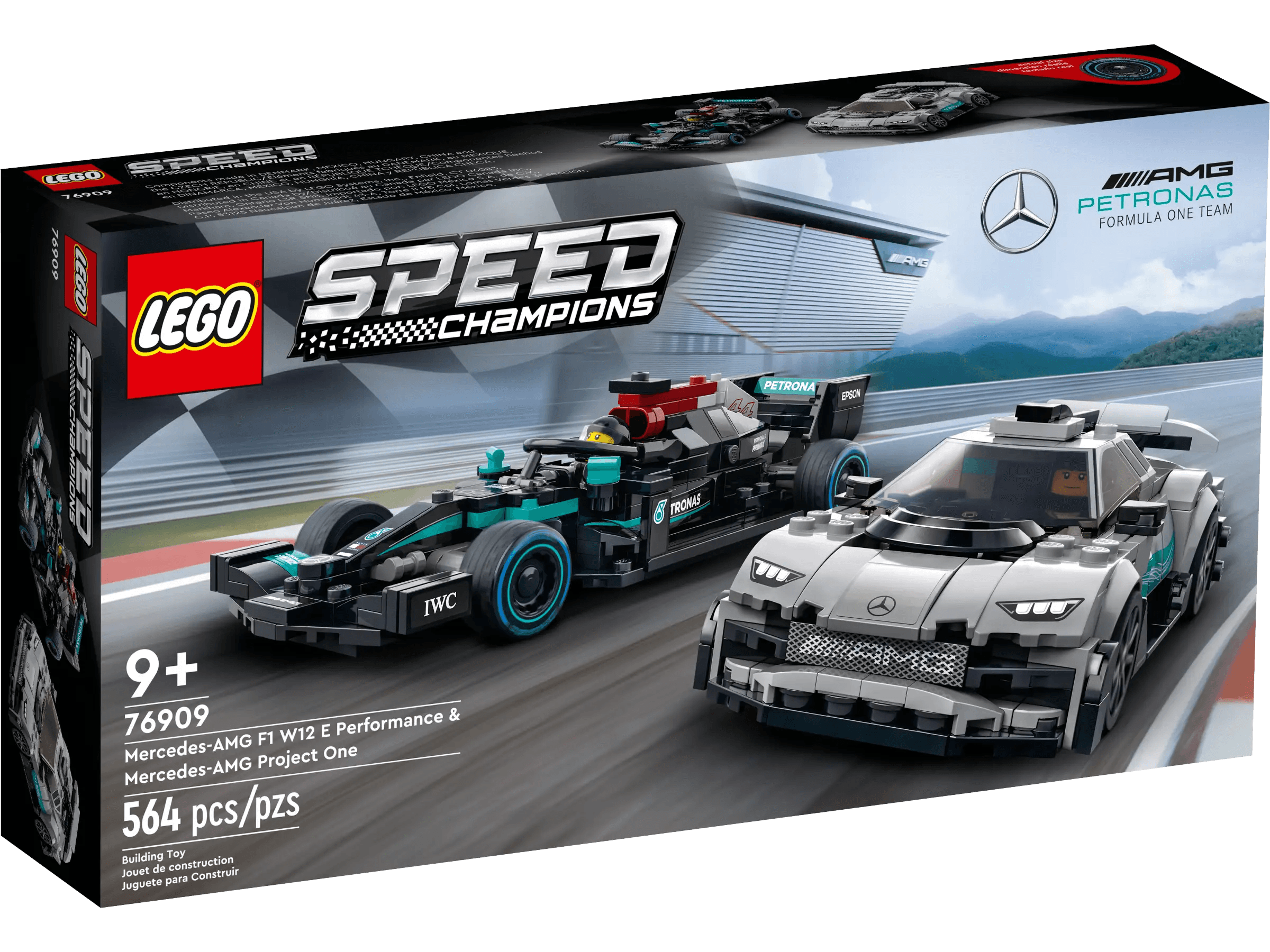 Building blocks for making architectural models LEGO 76909 SPEED CHAMPIONS Mercedes-AMG F1 W12 E & Project One Building blocks for making architectural models LEGO 76909 SPEED CHAMPIONS Mercedes-AMG F1 W12 E & Project One