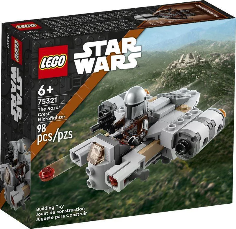 Building blocks with built - in lights for added visual appeal LEGO STAR WARS 75321 Star Wars The Razor Crest Microfighter Building blocks with built - in lights for added visual appeal LEGO STAR WARS 75321 Star Wars The Razor Crest Microfighter