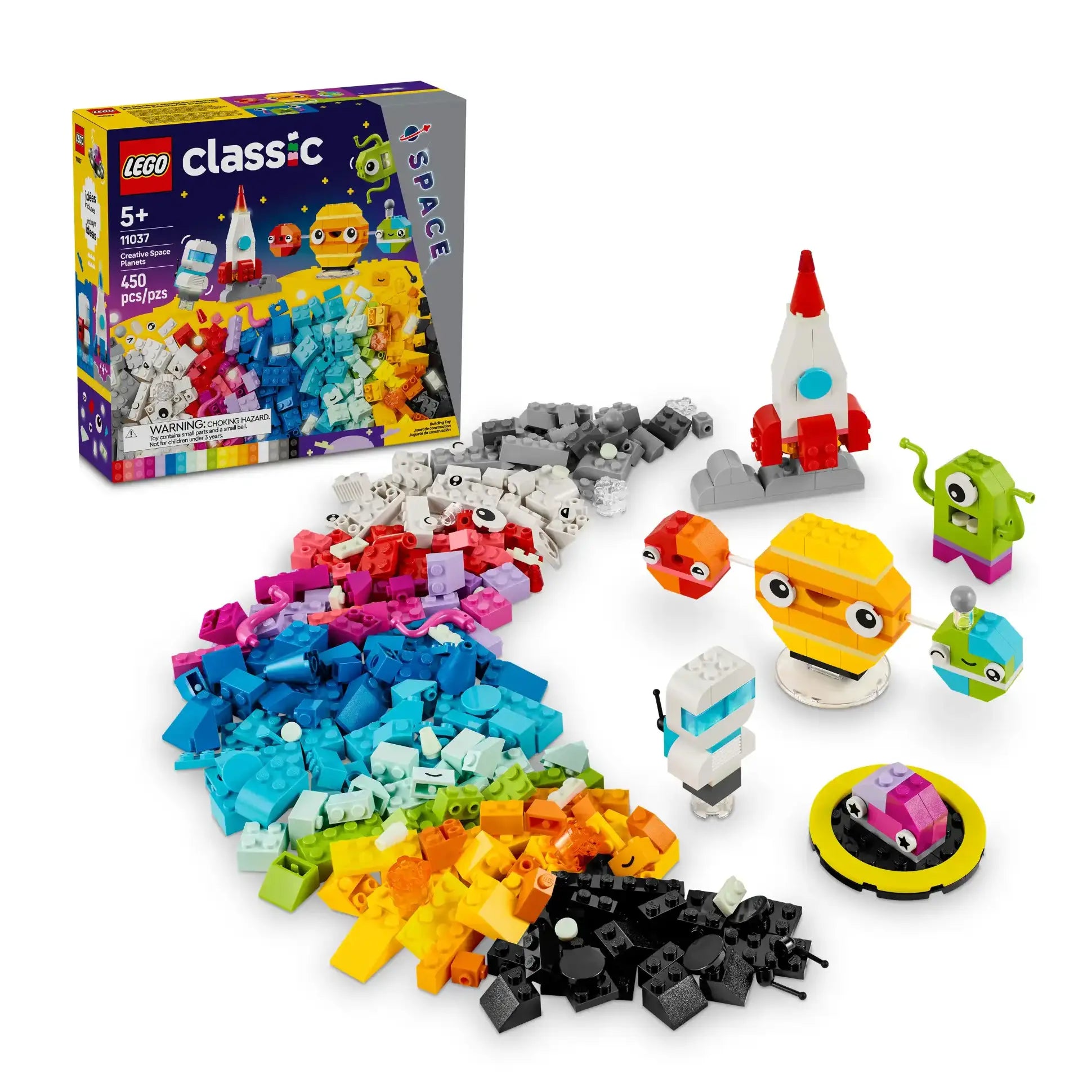 Building blocks for making hot - air - balloon models LEGO CLASSIC 11037 Creative Space Planets Building blocks for making hot - air - balloon models LEGO CLASSIC 11037 Creative Space Planets