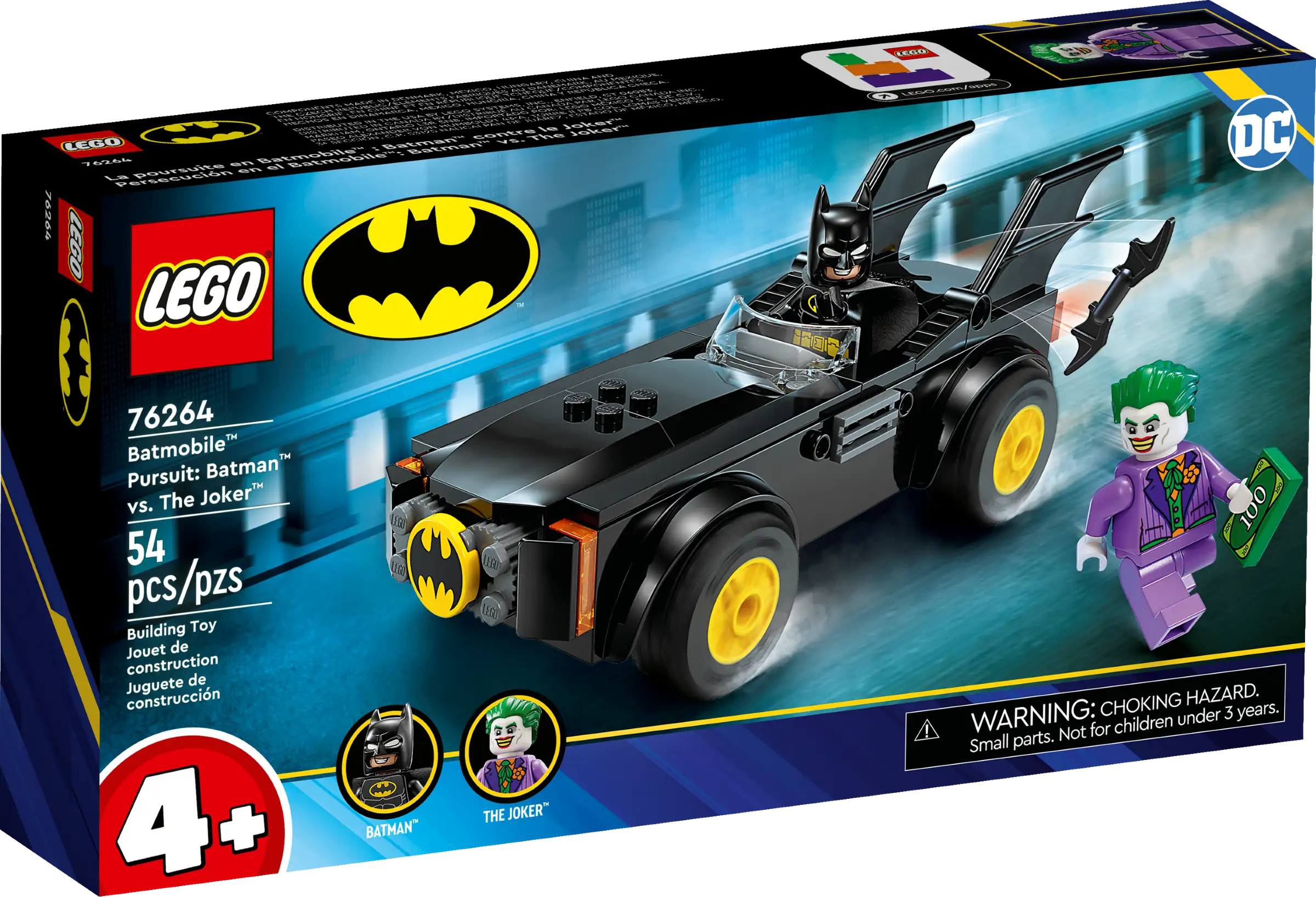Building blocks made of recycled materials for environmental awareness LEGO BATMAN 76264 Batmobile™ Pursuit: Batman™ vs. The Joker™ Building blocks made of recycled materials for environmental awareness LEGO BATMAN 76264 Batmobile™ Pursuit: Batman™ vs. The Joker™