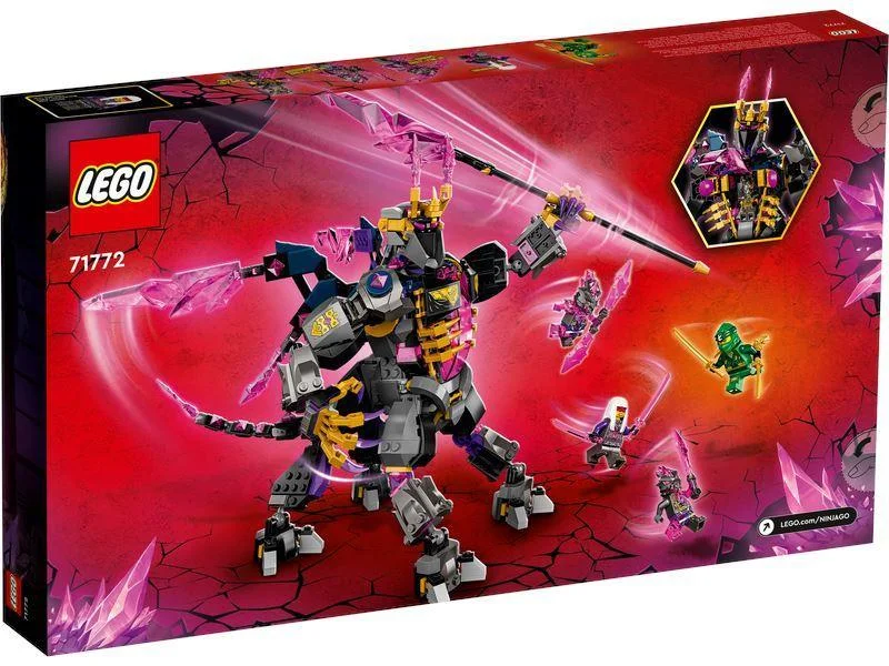 Building blocks for making restaurant models​ LEGO NINJAGO 71772 The Crystal King