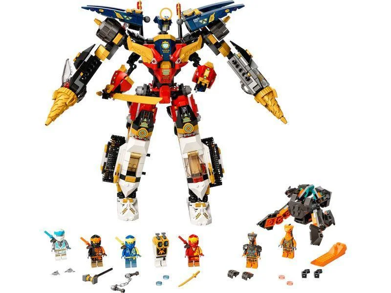Building blocks with numbers and letters for learning while playing​ LEGO NINJAGO 71765 Ninja Ultra Combo Mech