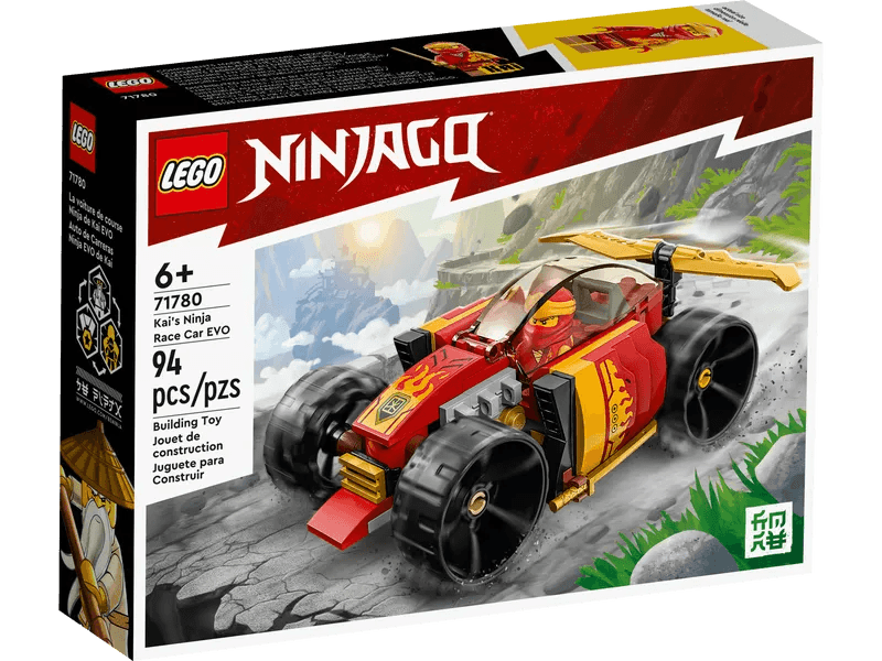 Building blocks for making silo models​ LEGO NINJAGO 71780 Kai's Ninja Race Car EVO