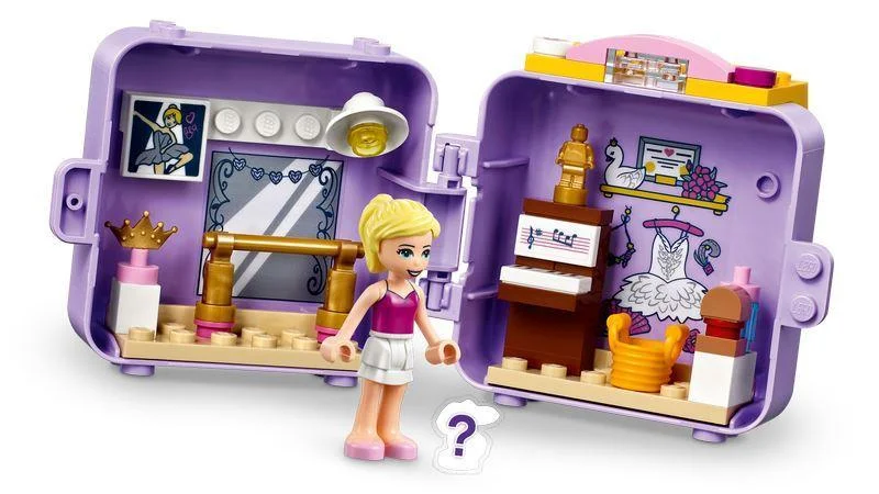 Building blocks with fabric - covered pieces for a soft touch LEGO FRIENDS 41670 Stephanie's Ballet Cube Building blocks with fabric - covered pieces for a soft touch LEGO FRIENDS 41670 Stephanie's Ballet Cube