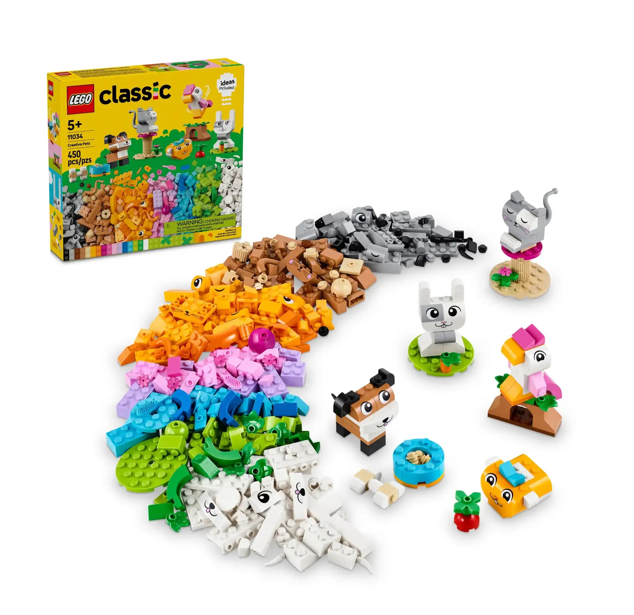 Building blocks for making lighthouse models​ LEGO CLASSIC 11034 Creative Animals