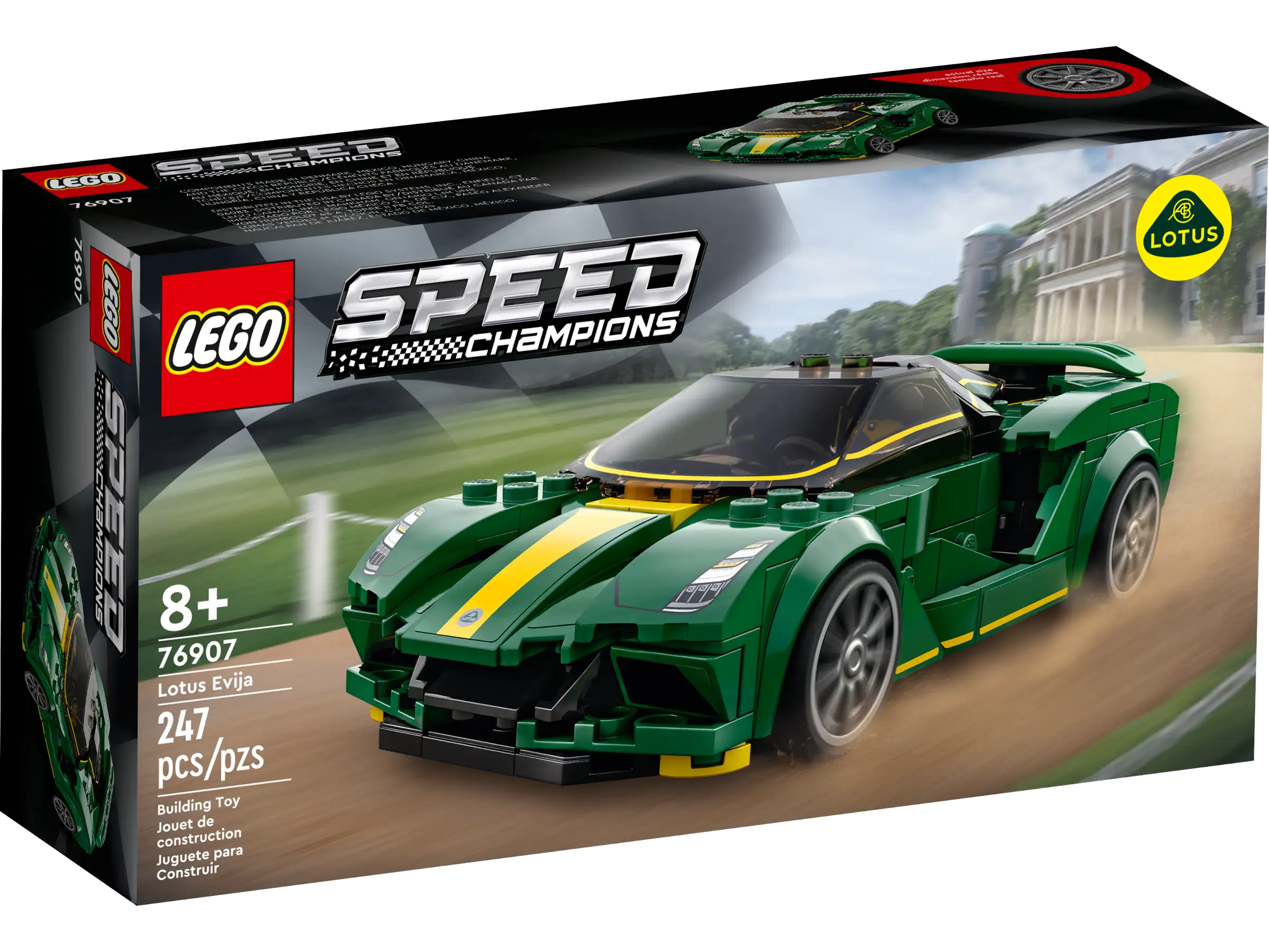 Miniature building blocks for detailed model building LEGO 76907 Speed Champions Lotus Evija Miniature building blocks for detailed model building LEGO 76907 Speed Champions Lotus Evija