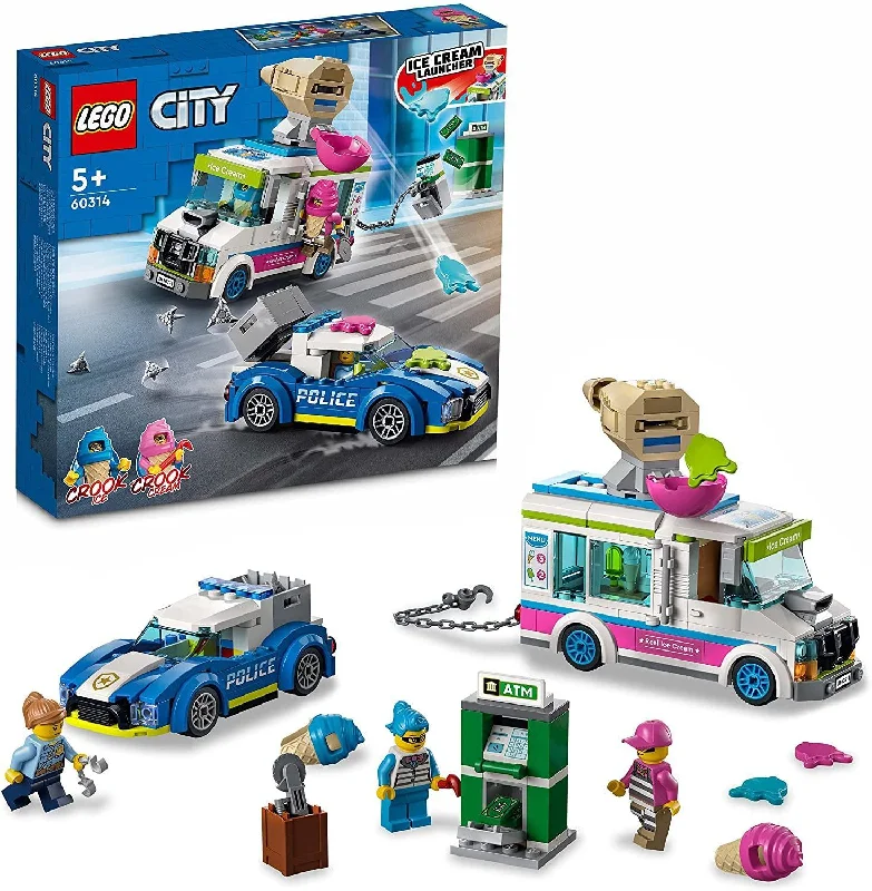 Robot - shaped building blocks for STEM - focused play LEGO CITY 60314 Ice Cream Truck Police Chase Robot - shaped building blocks for STEM - focused play LEGO CITY 60314 Ice Cream Truck Police Chase