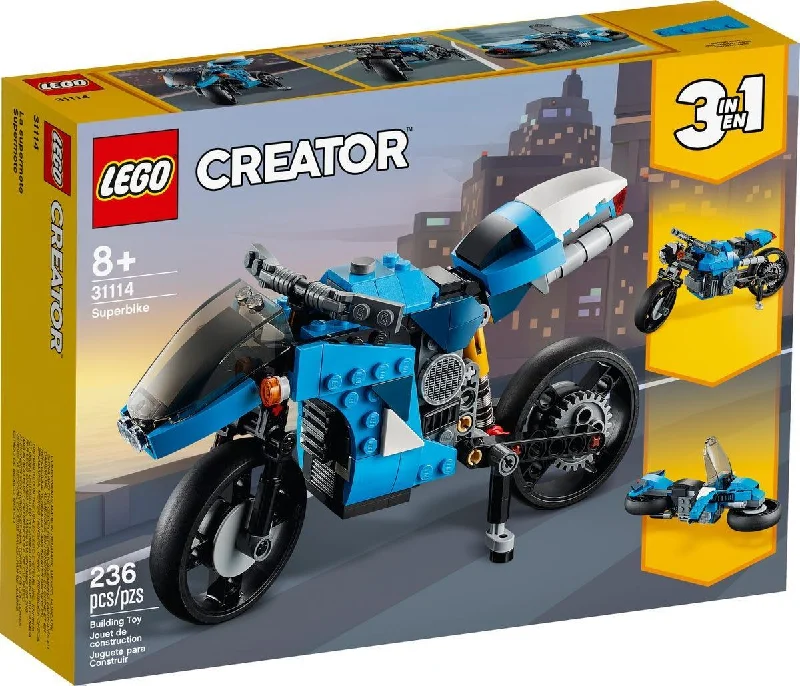 Sports - themed building blocks with ball and equipment shapes LEGO CREATOR 3in1 31114 Superbike Sports - themed building blocks with ball and equipment shapes LEGO CREATOR 3in1 31114 Superbike