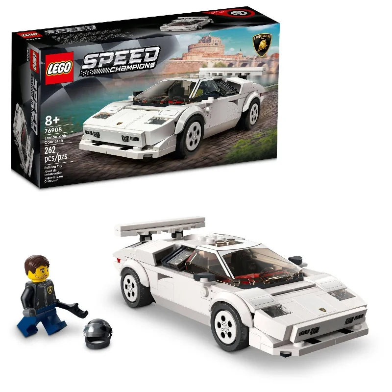 Miniature building blocks for detailed model building LEGO 76908 Speed Champions Lamborghini Countach Miniature building blocks for detailed model building LEGO 76908 Speed Champions Lamborghini Countach