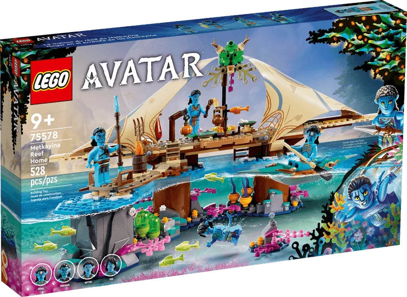 Building blocks for making slide models​ LEGO AVATAR 75578 Metkayina Reef Home
