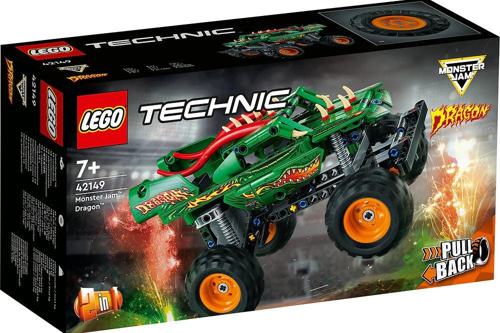 Building blocks for making museum models​ LEGO TECHNIC 42149 Monster Jam Dragon