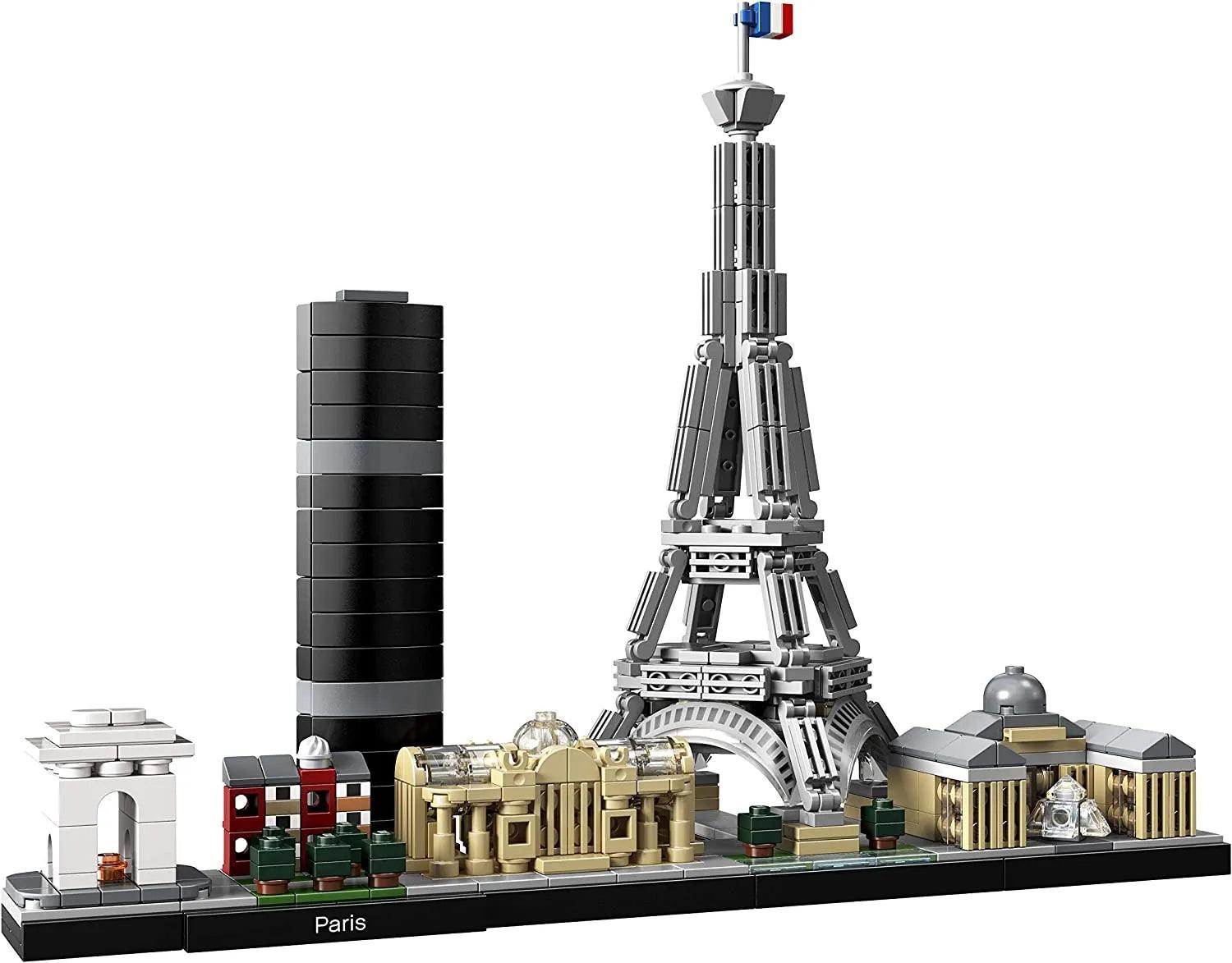 Building blocks with puzzle - like elements for added challenge LEGO ARCHITECTURE 21044 Paris Building blocks with puzzle - like elements for added challenge LEGO ARCHITECTURE 21044 Paris