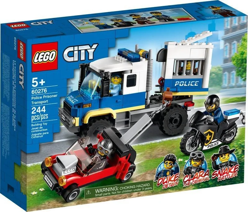 Educational wooden building blocks for early childhood development LEGO CITY 60276 Police Prisoner Transport Educational wooden building blocks for early childhood development LEGO CITY 60276 Police Prisoner Transport