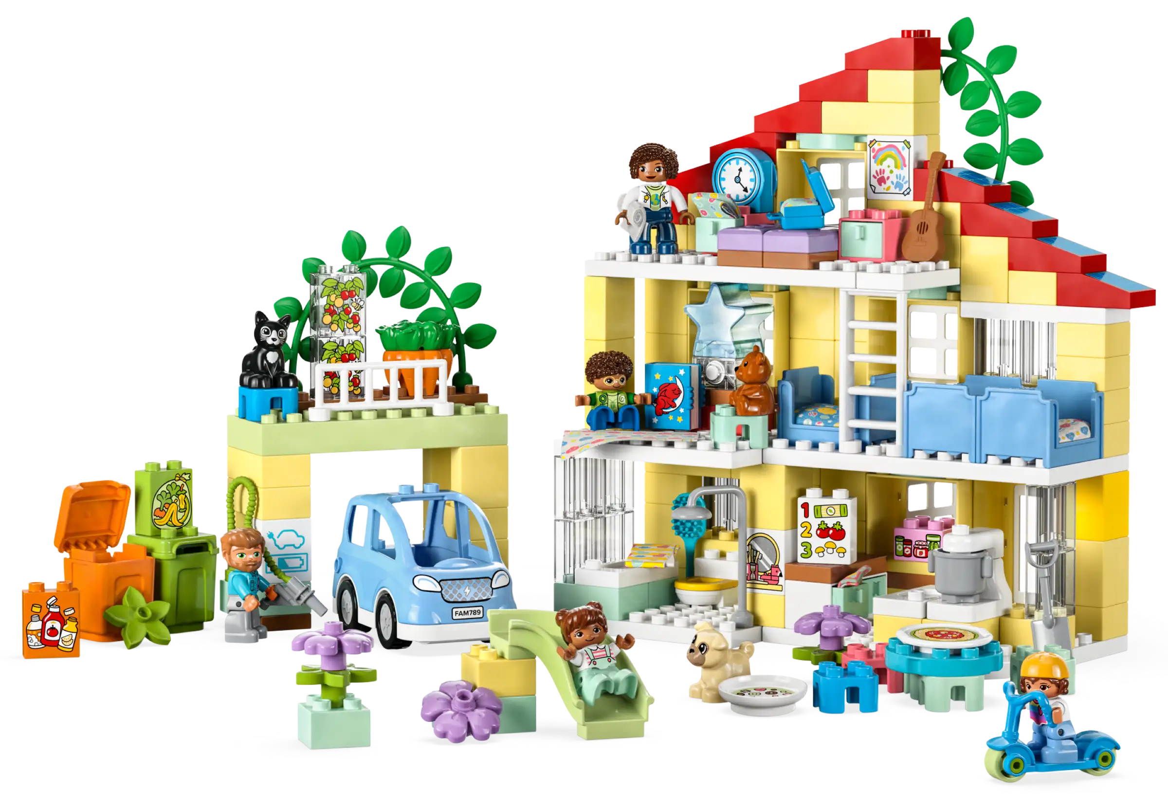 Interlocking foam building blocks for safe and soft construction LEGO DUPLO 10994 3in1 Family House Interlocking foam building blocks for safe and soft construction LEGO DUPLO 10994 3in1 Family House