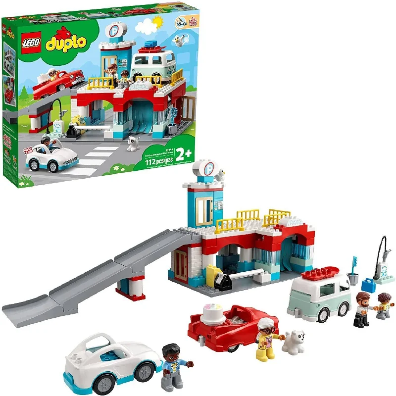 Building blocks for making silo models LEGO DUPLO 10948 Parking Garage and Car Wash Building blocks for making silo models LEGO DUPLO 10948 Parking Garage and Car Wash
