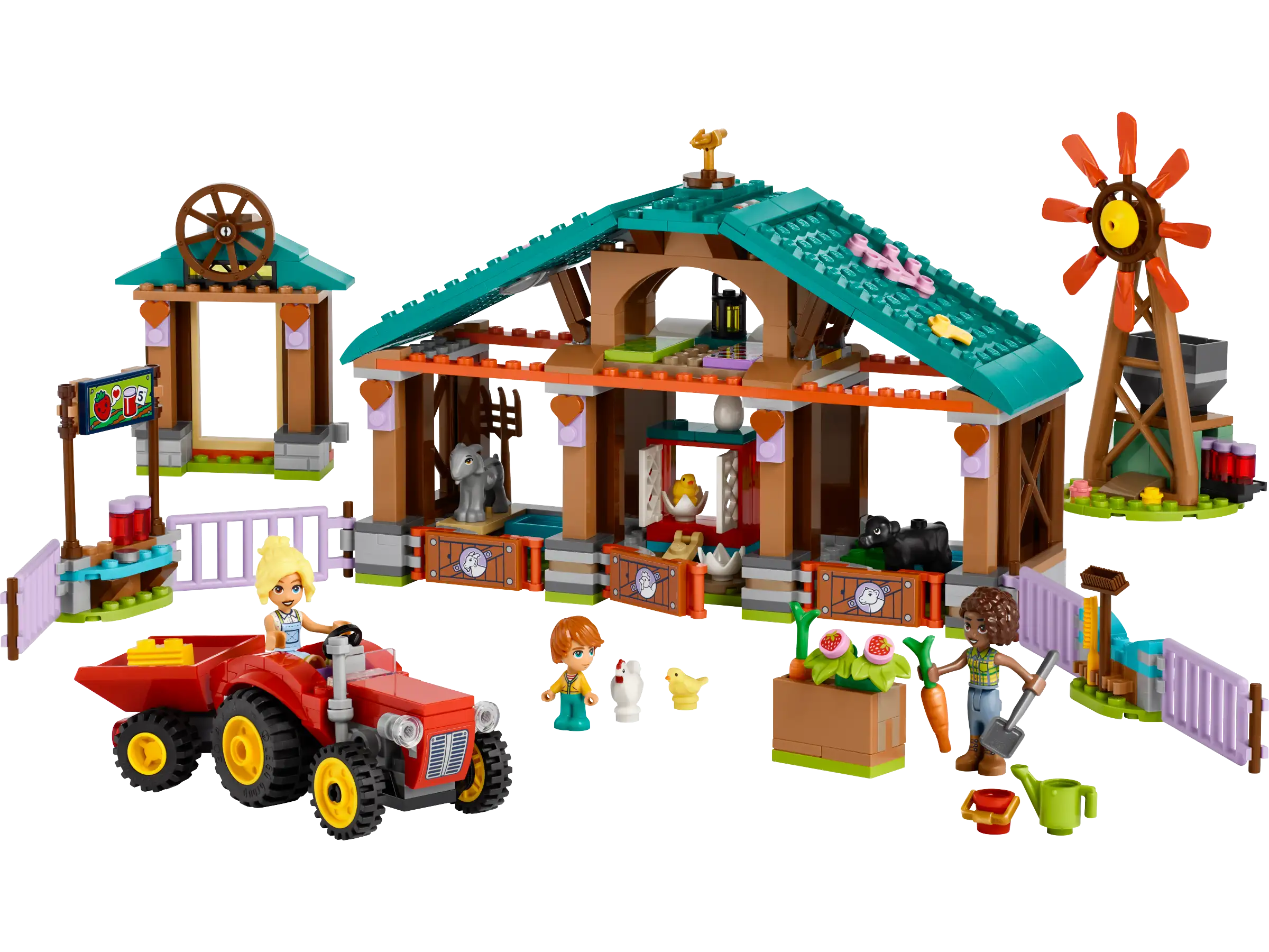 Building blocks sets themed around animals for kids LEGO FRIENDS 42617 Farm Animal Sanctuary Building blocks sets themed around animals for kids LEGO FRIENDS 42617 Farm Animal Sanctuary