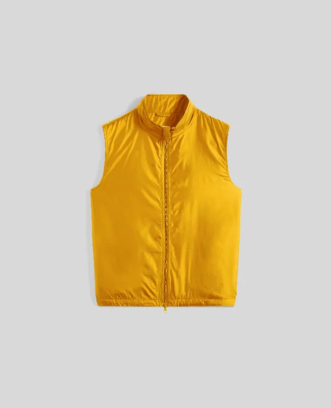 GILET VERNES IN NYLON - GIALLO