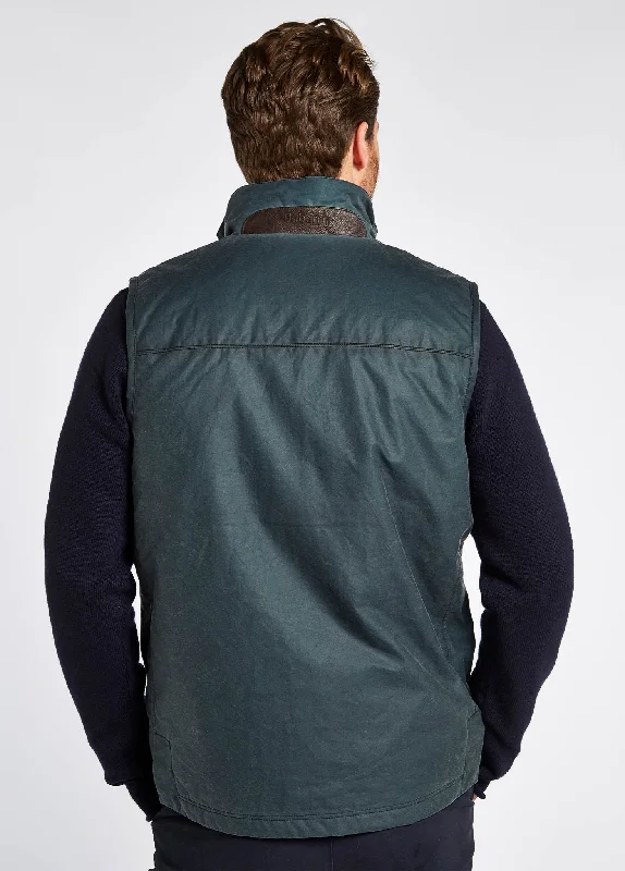 Mayfly Wax Vest - Dark Pebble