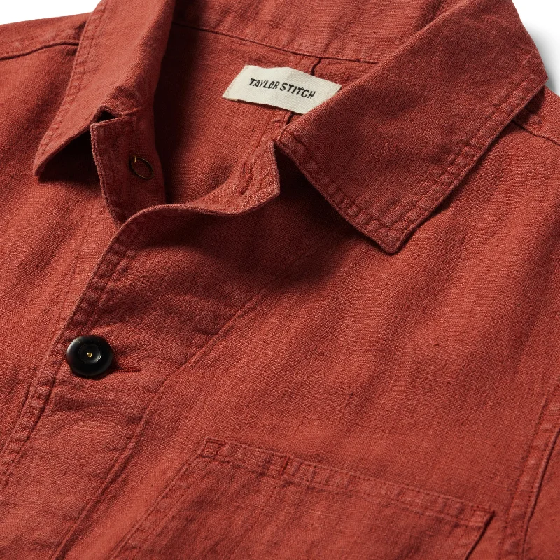 The Ojai Jacket in Rust Hemp