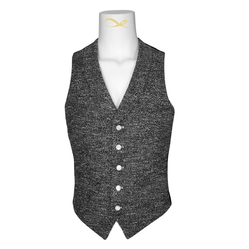 Carbon Grano Tweed Ciottoli Waistcoat