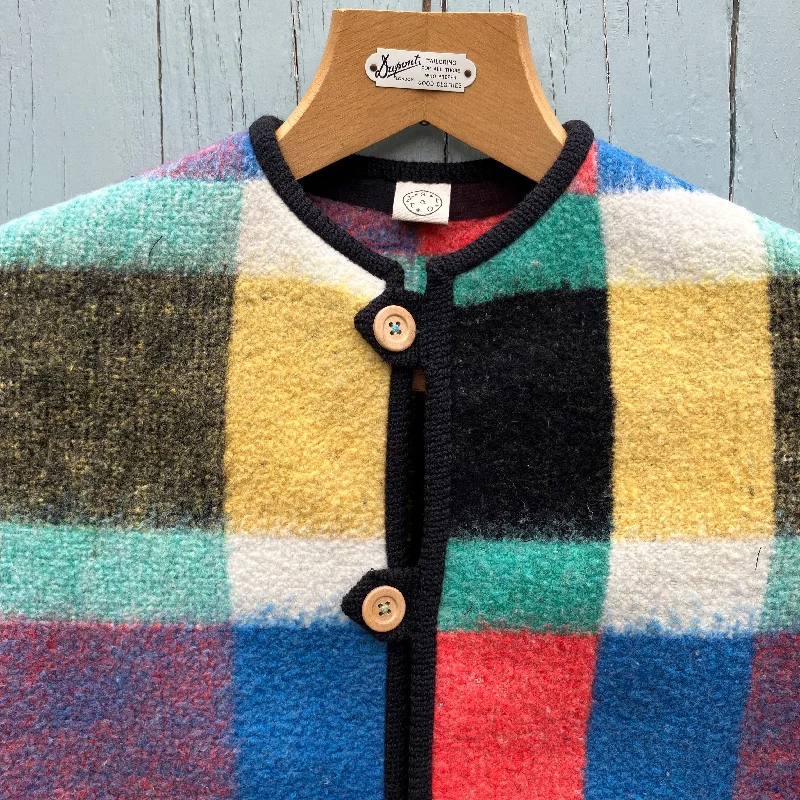 Elmer handmade recycled blanket vest