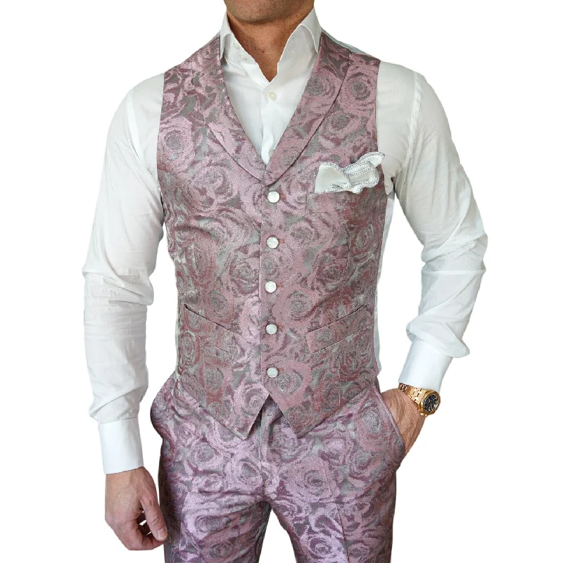 Ice Mauve Rosa Ciottoli Waistcoat