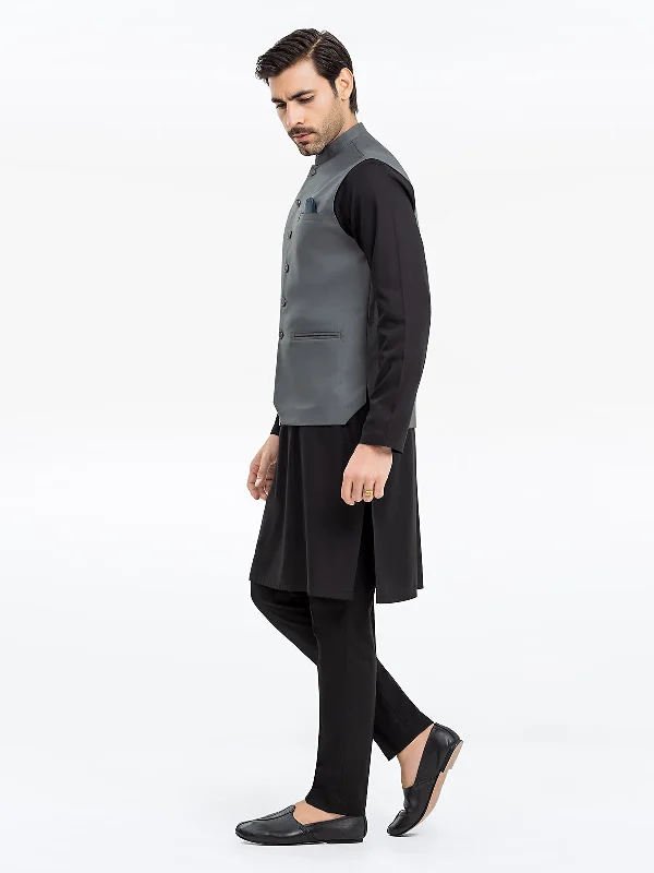 Men's Royal Grey Waist Coat - EMTWCP24-35925