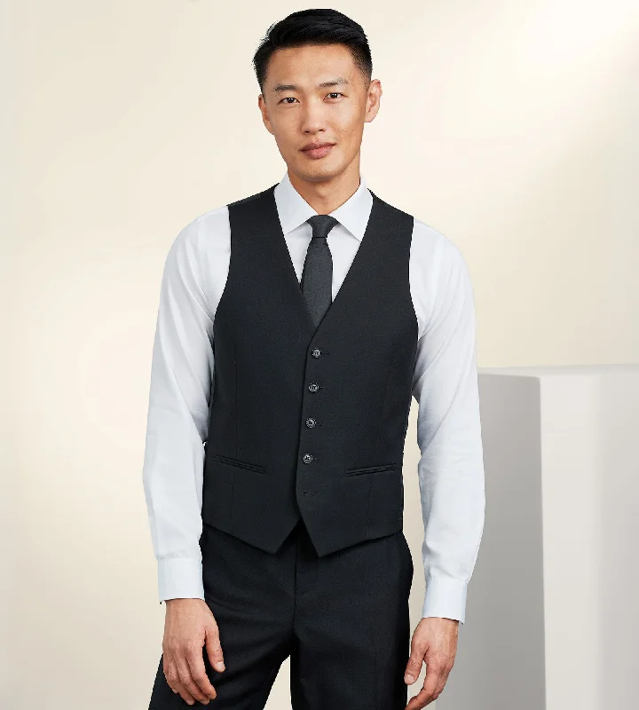 Slim Fit Stretch Suit Separate Vest