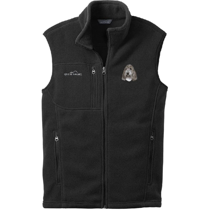 Petit Basset Griffon Vendeen Embroidered Mens Fleece Vest