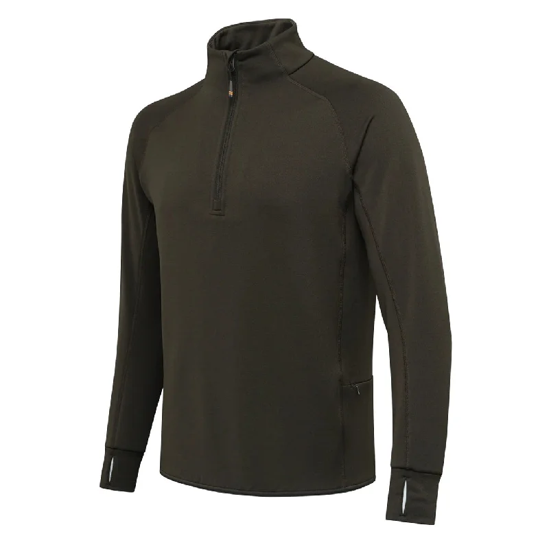 Beretta Stretch Tech Half Zip Fleece Green Moss