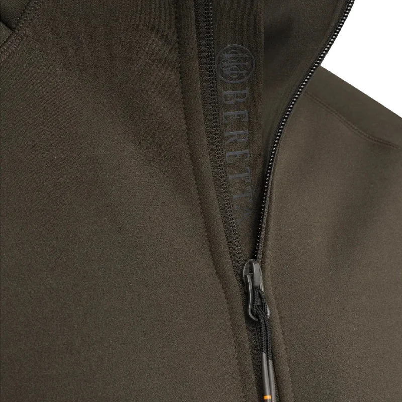 Beretta Stretch Tech Half Zip Fleece Green Moss