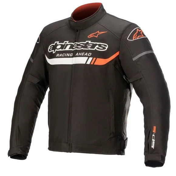 BLOUSON ALPINESTARS T-SP IGNITION WP NOIR BLANC ROUGE FLUO