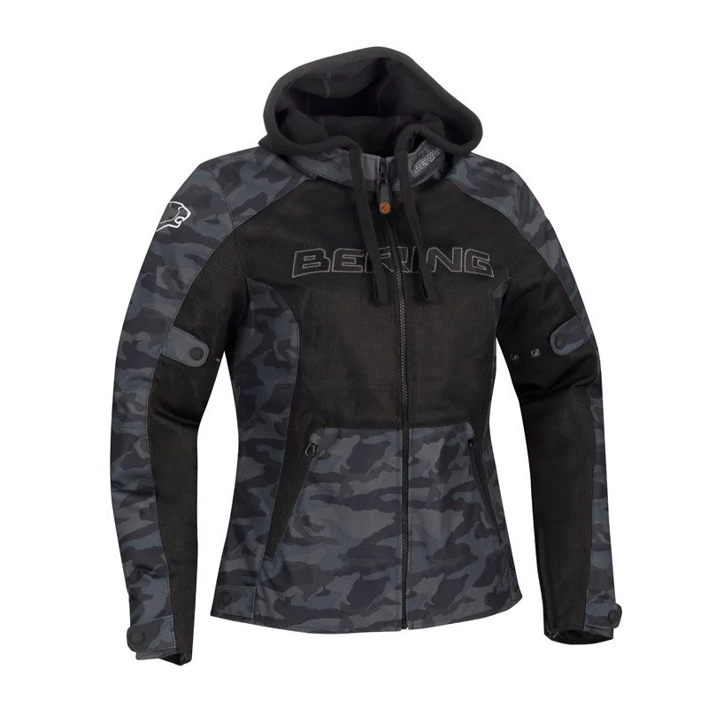 BLOUSON BERING LADY SPIRIT NOIR CAMO