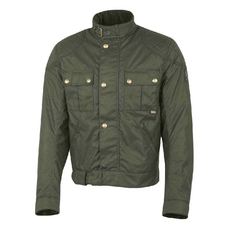 BLOUSON BELSTAFF BROOKLANDS WAX GREEN