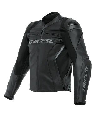 BLOUSON CUIR DAINESE RACING 4 NOIR NOIR