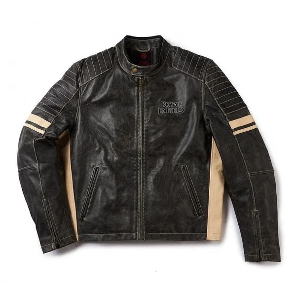 BLOUSON CUIR ROYAL ENDFIELD DRIFT