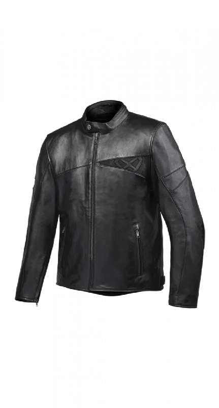 BLOUSON CUIR HOMME IXON CRANCKY C-SIZING NOIR