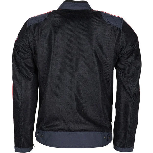 BLOUSON ETE MESH HELSTON PACE AIR BLEU ROUGE BLANC