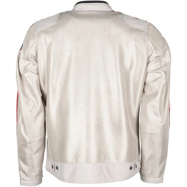 BLOUSON ETE MESH HELSTON PACE AIR SILVER ROUGE BLANC