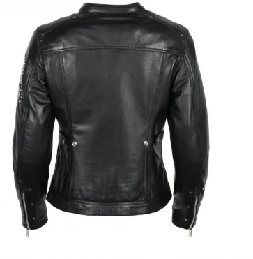 BLOUSON HELSTONS CUIR FEMME CHER NOIR