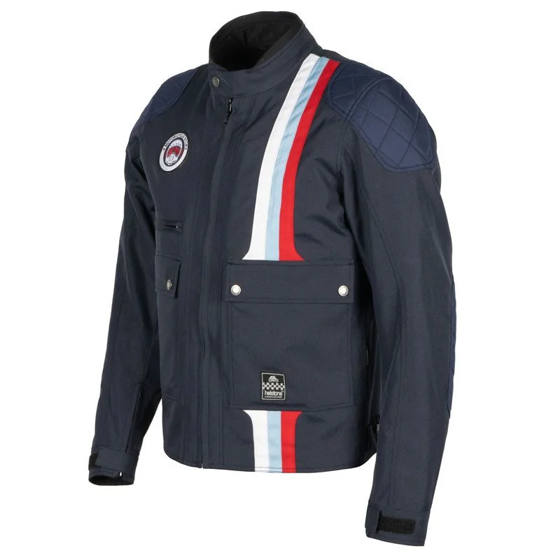 BLOUSON HELSTONS HAMILTON BLEU