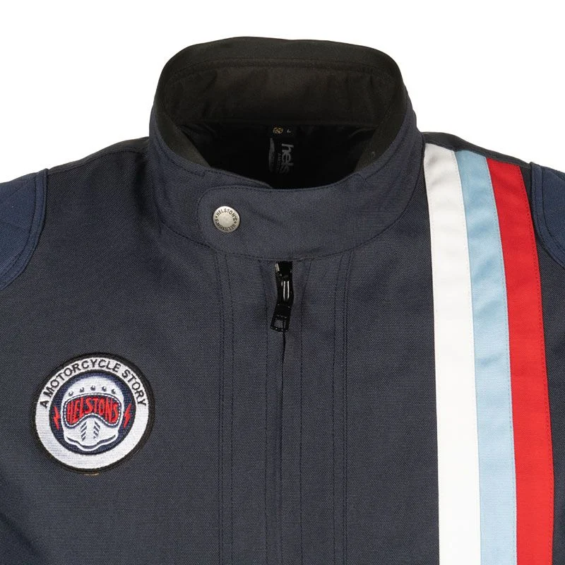 BLOUSON HELSTONS HAMILTON BLEU