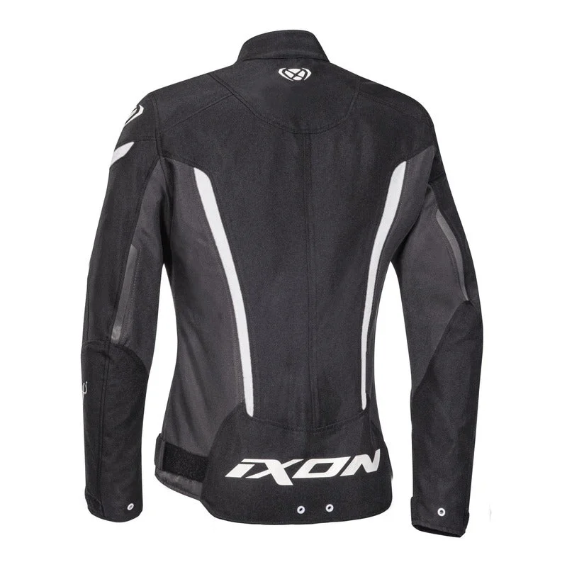 BLOUSON IXON LADY STRIKER NOIR BLANC