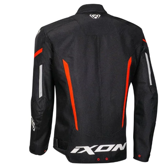 BLOUSON IXON STRIKER NOIR BLANC ROUGE