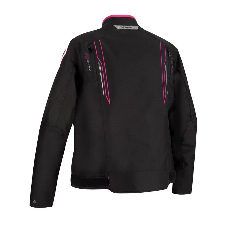 BLOUSON  LADY BERING GARDIAN QUEEN SIZE NOIR FUCHSIA