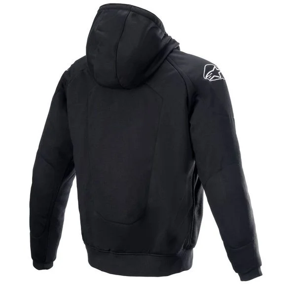 BLOUSON SWEAT ALPINESTARS CHROME IGNITION NOIR ROUGE FLUO