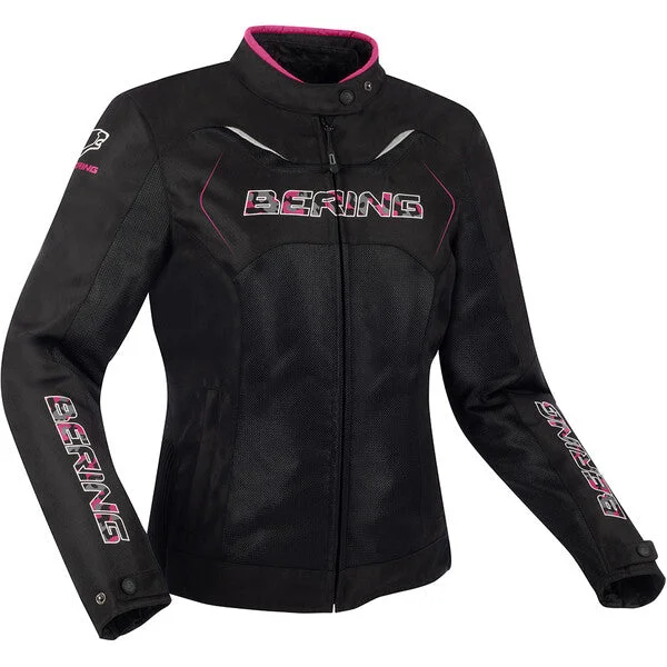 BLOUSON TEXTILE 3 EN 1 BERING LADY VOLGA NOIR FUSHIA