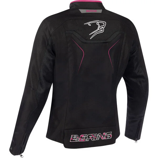 BLOUSON TEXTILE 3 EN 1 BERING LADY VOLGA NOIR FUSHIA